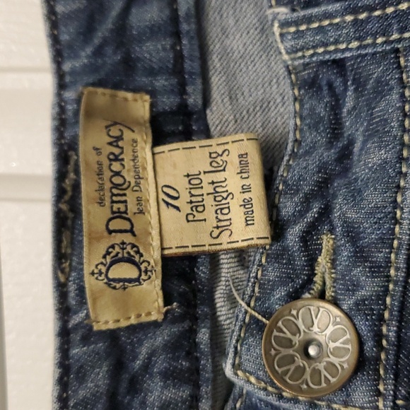Women's  Declaration of democracy  jean dependence in blue,size 10 - Picture 3 of 5